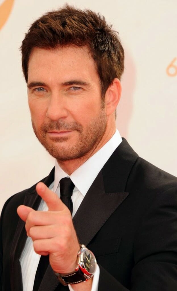 Dylan McDermott wearing a Panerai