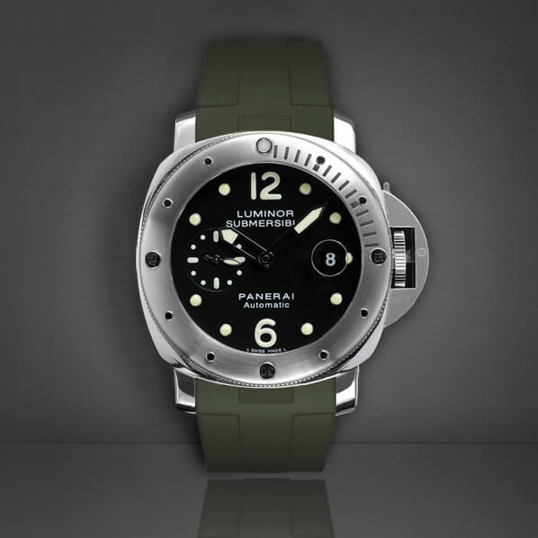 Photo of Military Green Strap for Panerai Luminor Submersible 44mm