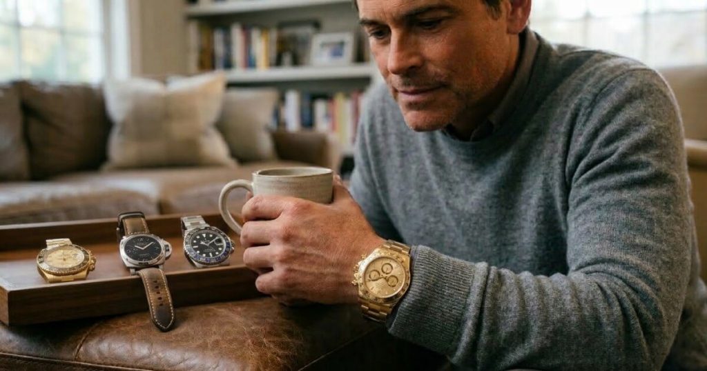 Rob Lowe Watch Collection - Panerai, Rolex Daytona & Rolex GMT Rob Lowe Watch Collection