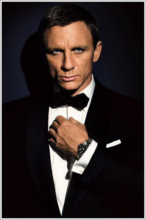 Daniel Craig wearing a Rolex Submariner | Rubber B