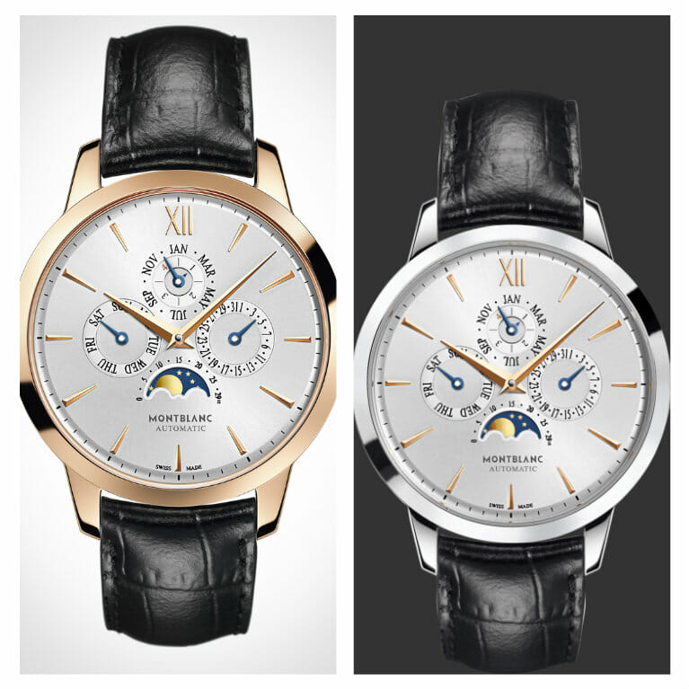 Montblanc Heritage Perpetual Calendar RG & SS Front