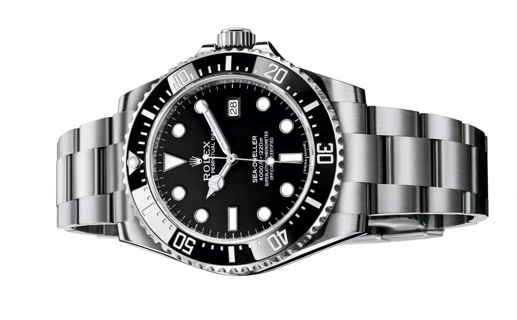 Rolex Sea-Dweller 4000 on oyster watch bracelet