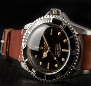 Submariner 5512 on Leather Watch Strap