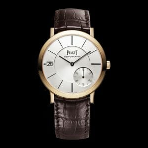 Piaget Altiplano Date Brown Leather Watch Band
