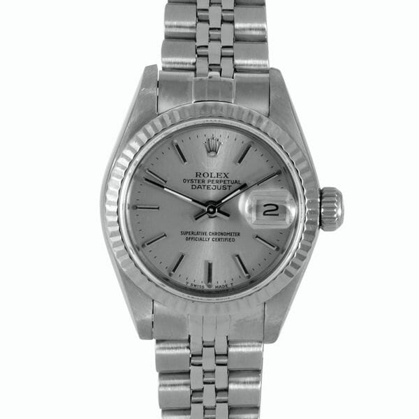 Rolex Lady-Datejust 26 Blue Dial Jubilee Bracelet Watch 179174