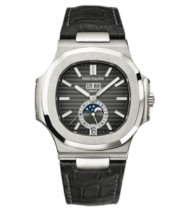 Photo of Patek Philippe Nautilus 5726A Stainless Steel with Black Alligator Strap
