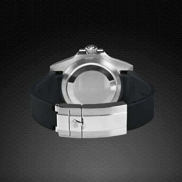 photo of Deployant Clasp of Rolex BLNR with Rubber B Strap for Rolex GMT Master II CERAMIC - Classic Series VulChromatic®