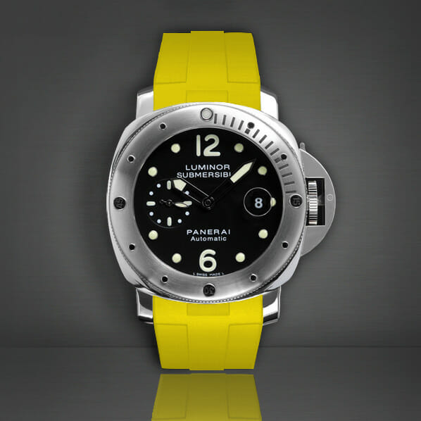 Photo of Canary Yellow Strap for Panerai Luminor Submersible 44mm