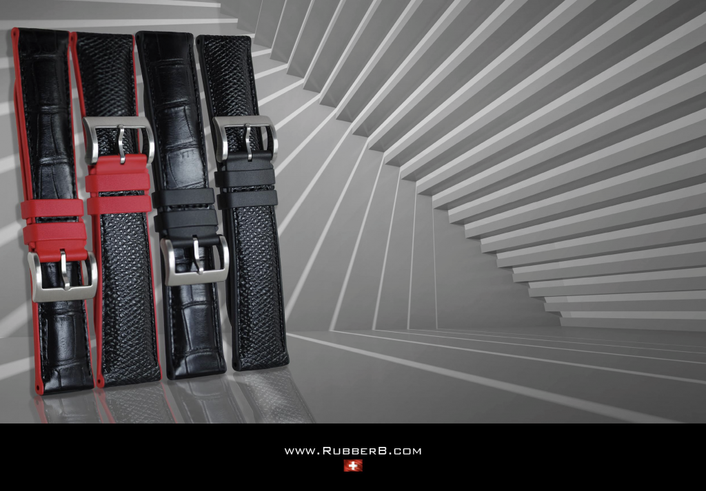 Photo of Genuine Leather Straps from Rubber B Structure Series