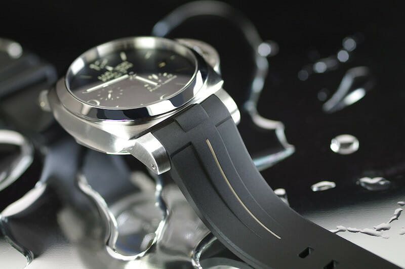 Photo of watch with VulChromatic Strap for Panerai Luminor 1950 44mm 