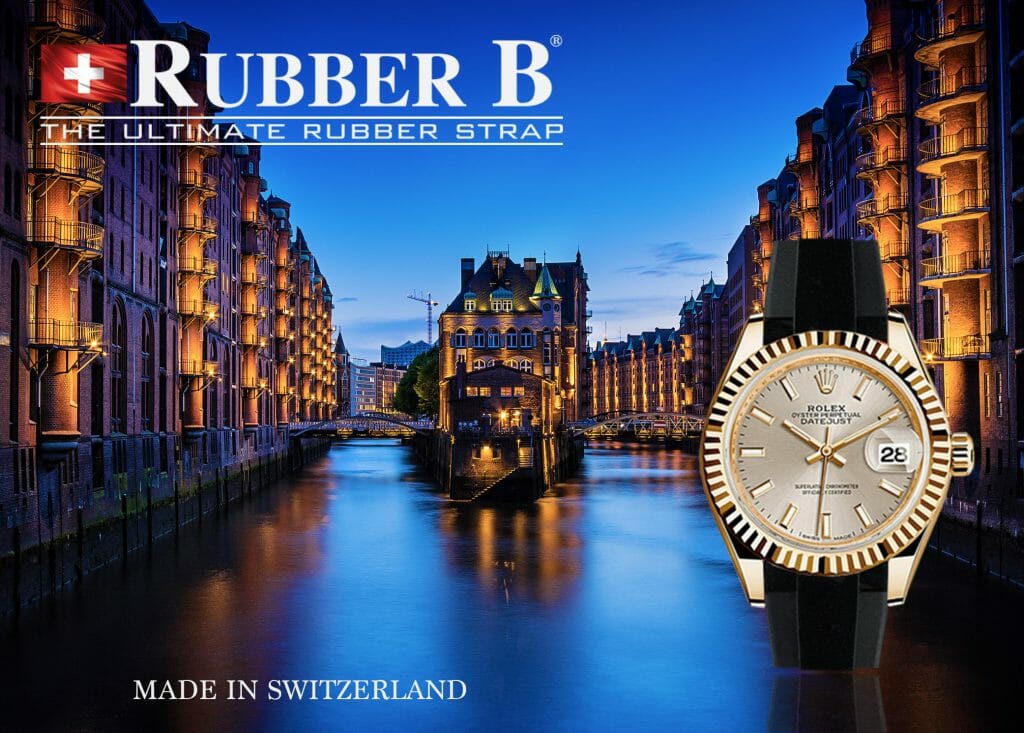ad for Tuxedo Velour Straps for Rolex Midsize and Ladies Models 