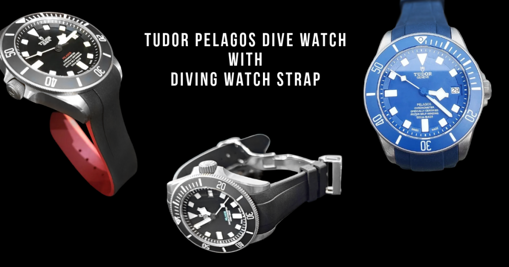 Tudor Pelagos Diving Watch Rubber Straps