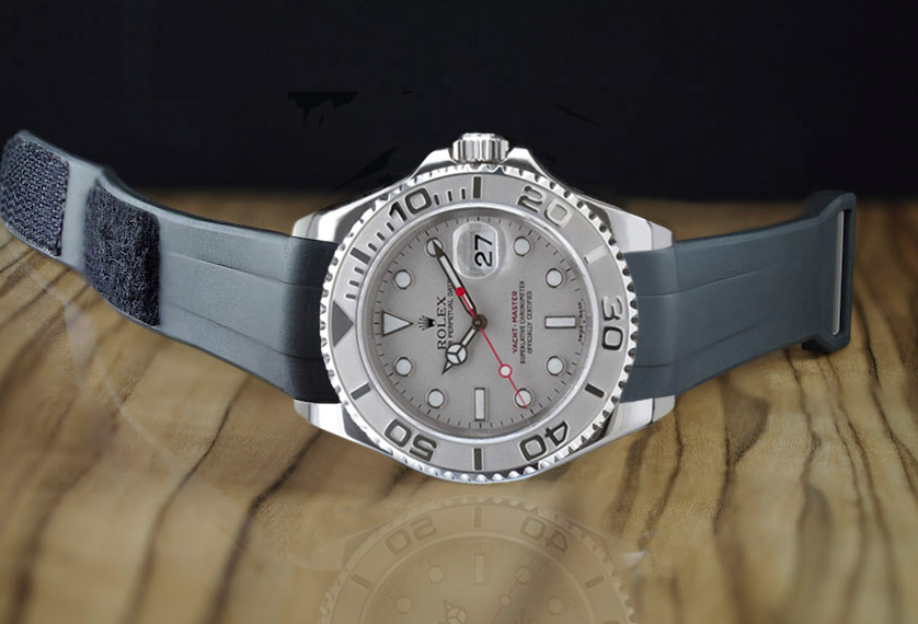 rubber strap for rolex yacht master
