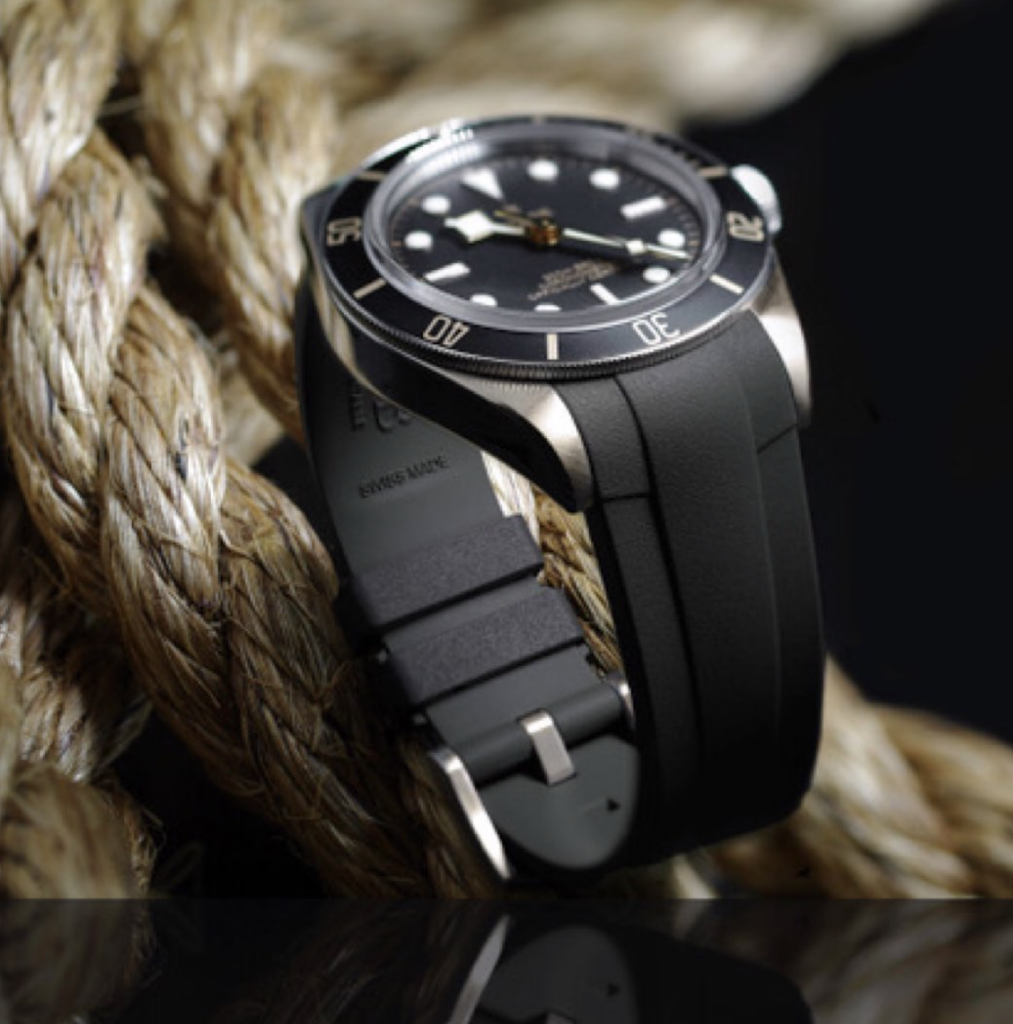 Rubber B Straps For Tudor Heritage Black Bay 41