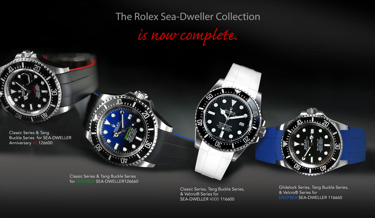 hjælpe Saml op ophavsret The Rolex Sea Dweller Straps Collection is now complete