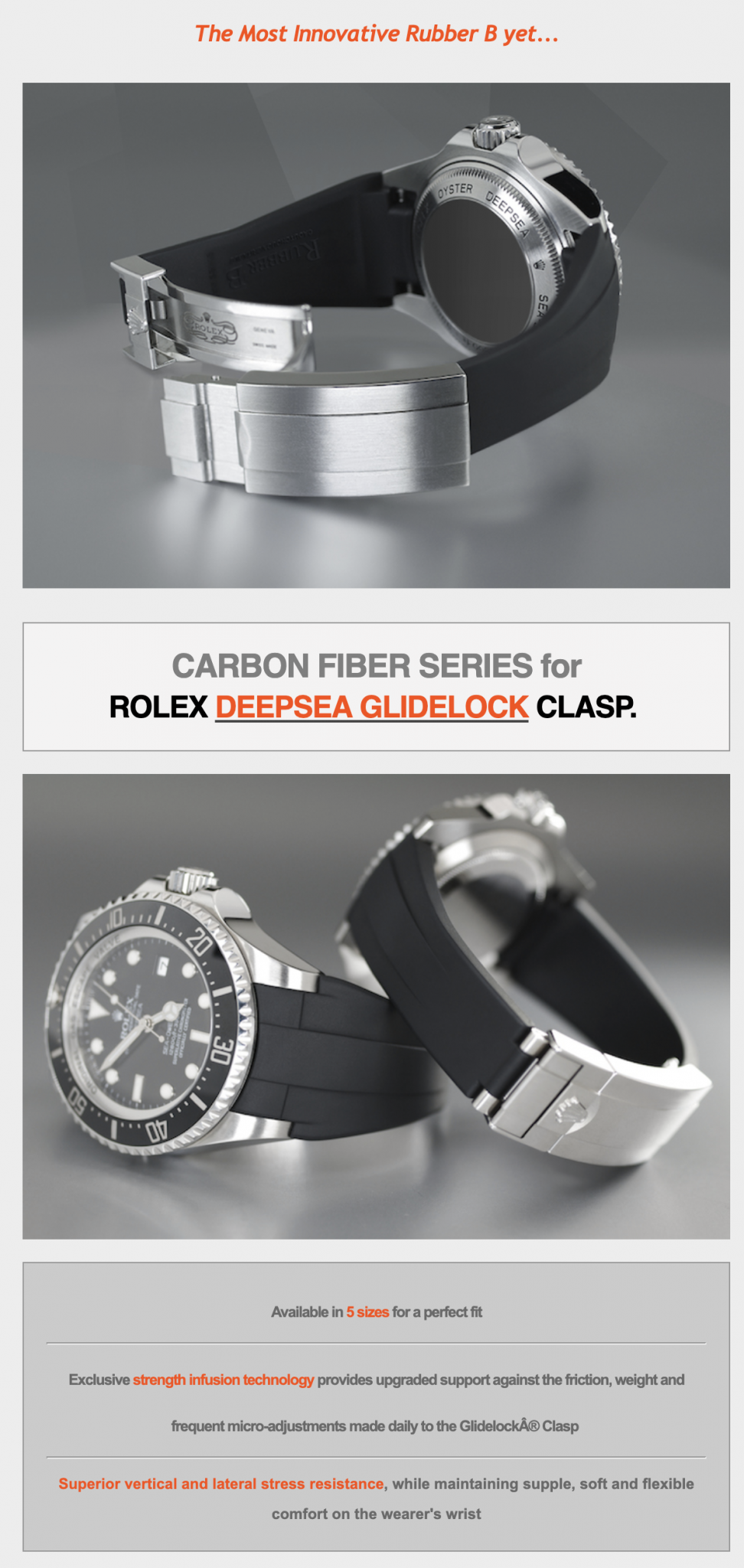 The Rolex Sea Dweller Straps Collection Is Now Complete