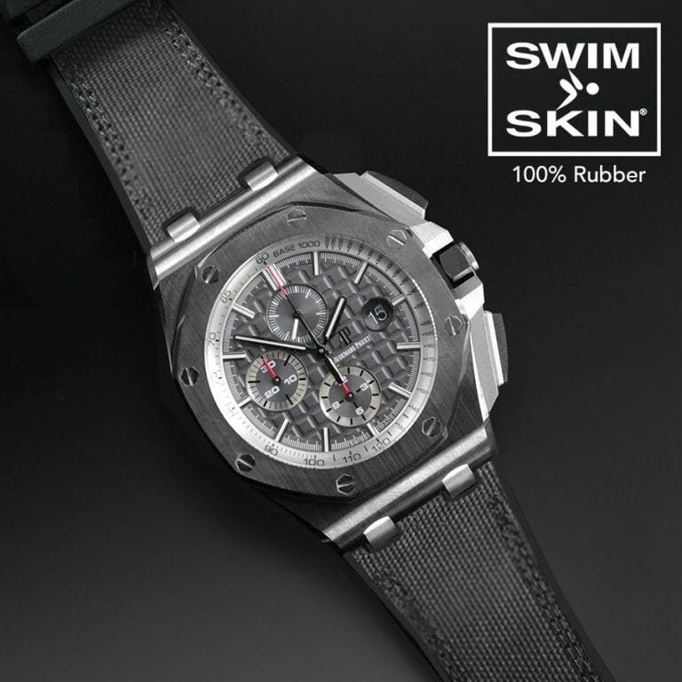 Gray Rubber Strap for Audemars Piguet Royal Oak Offshore 44mm