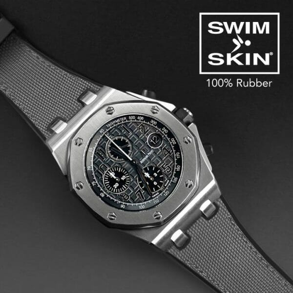 Gray Strap for Audemars Piguet Royal Oak Offshore 42mm - SwimSkin® Sailcloth