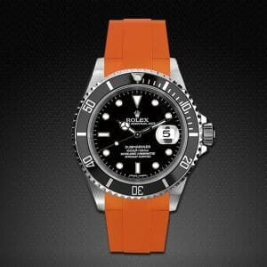 Orange Strap for Rolex Submariner Non-Ceramic - Classic Series