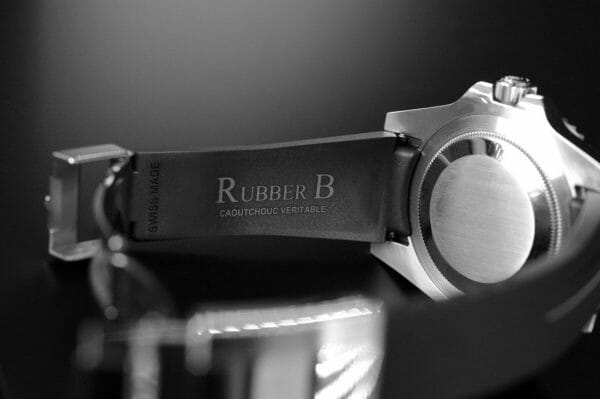 Black Strap for Rolex Submariner Date - Glidelock Edition