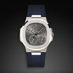 Blue Rubber Strap for Patek Philippe Nautilus 5712 by Rubber B