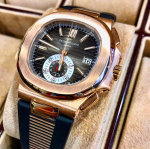 The Ultimate Rubber B GoldMatic - The First Rubber Strap with 18k Gold for Patek Philippe
