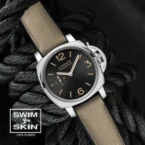 Sahara Tan  Watch Band for Breitling Navitimer 43mm - SwimSkin® Ballistic Strap