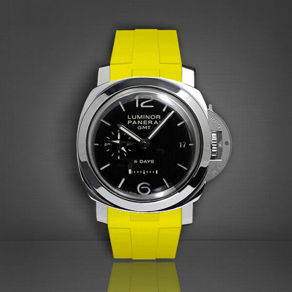 Yellow Strap for Panerai Luminor 1950 44mm by Rubber B