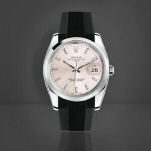 Strap for Rolex Oyster Perpetual 34mm - Tuxedo Velour - Classic Series