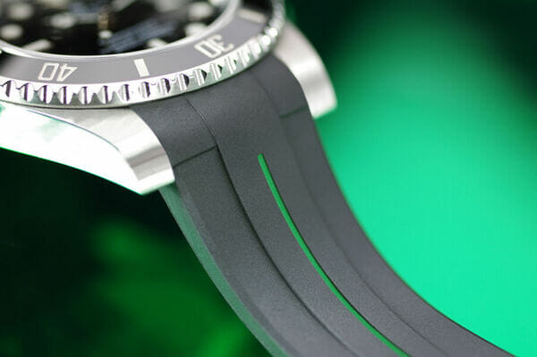 Black with Green Strap for Rolex Milgauss 40mm - Classic Series VulChromatic