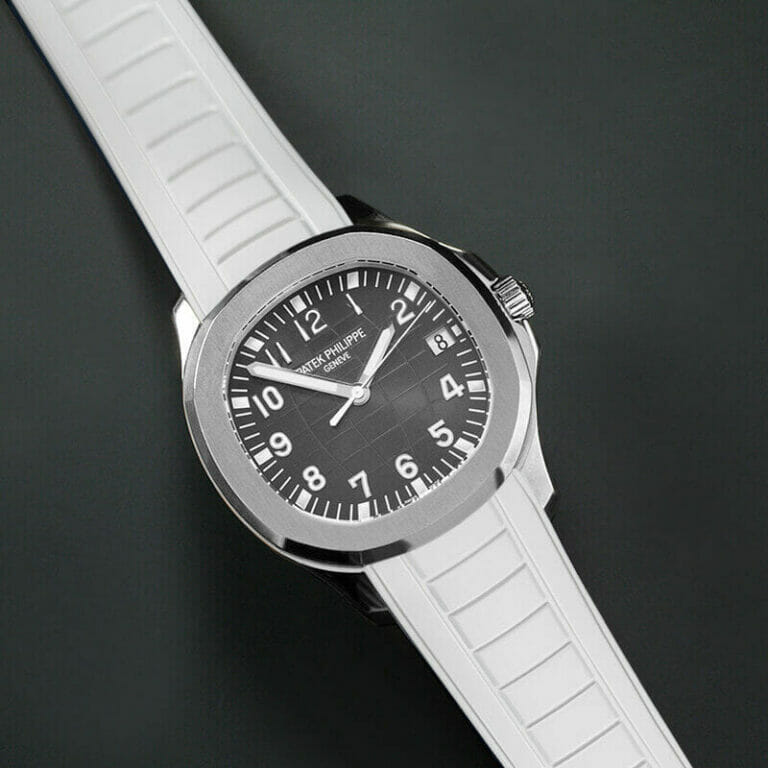 White Rubber Strap for Patek Philippe Aquanaut 5167A