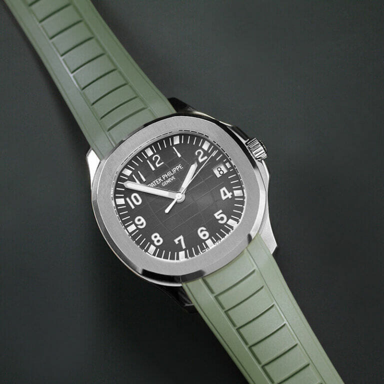 Green Rubber Strap for Patek Philippe Aquanaut 5167A