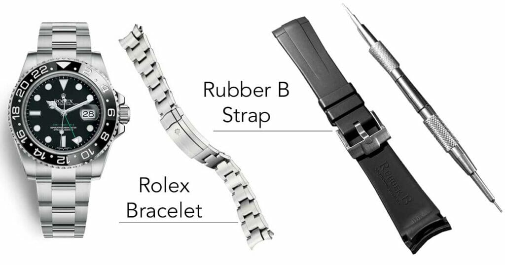How Can You Change the Rubber B Glidelock Strap On Your Watch?
