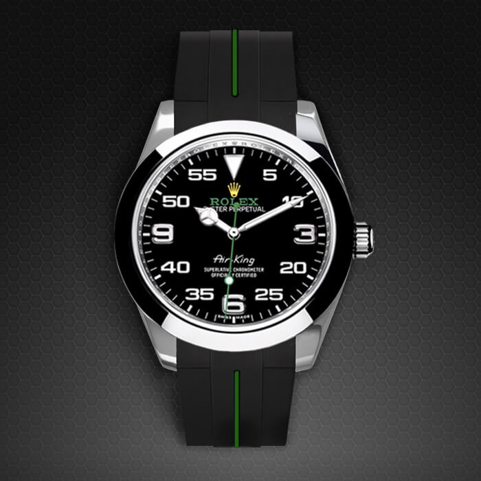 Black & Green for Rolex Air-King - Classic Series VulChromatic