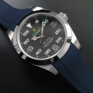 Blue Strap for Rolex Air-King 40mm - Classic Series