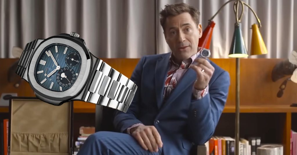 Robert Downey Jr Patek Philippe Nautilus 5712