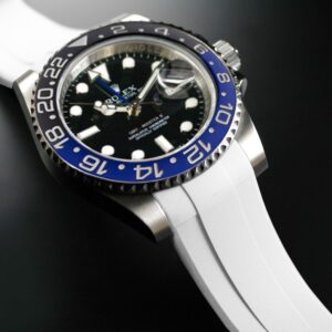 White Strap for Rolex GMT Master II CERAMIC - Tang Buckle Series