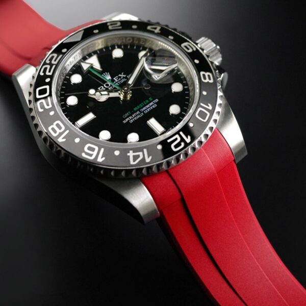 Red Strap for Rolex GMT Master II CERAMIC - Tang Buckle Series