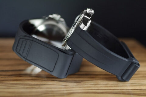 Black Strap for Rolex GMT Master II CERAMIC - Velcro® Series