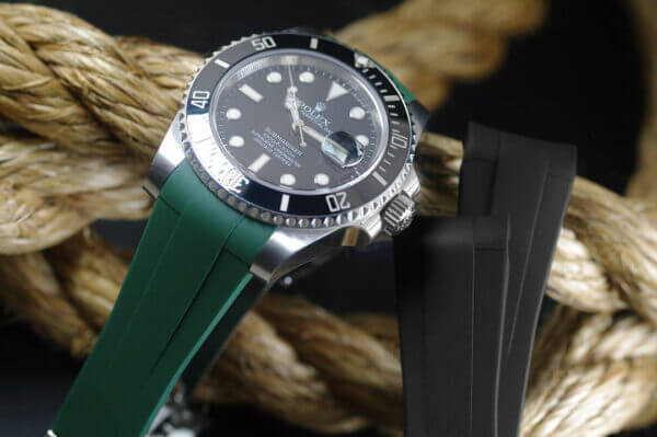 Green Strap for Rolex Submariner Date - Glidelock Edition