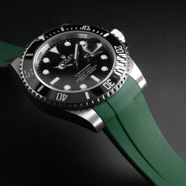 Green Strap for Rolex Submariner Date - Glidelock Edition