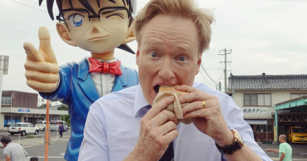 Conan O'Brien with Conan