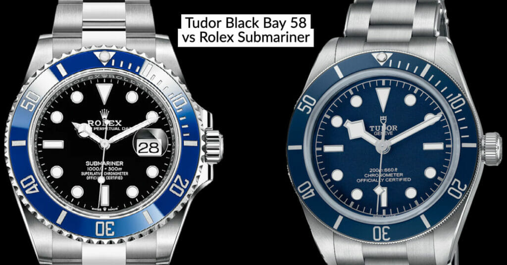 Tudor Black Bay 58 vs Rolex Submariner