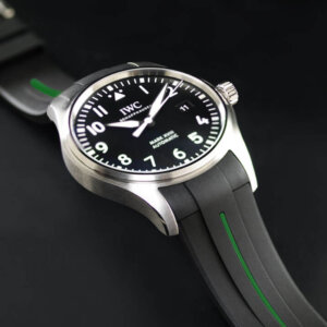 Black with Green Strap for IWC Mark XVIII