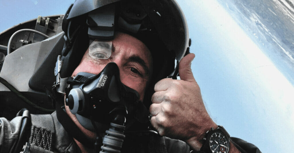 The IWC Pilots Watch Chronograph 41 Top Gun Ceratanium