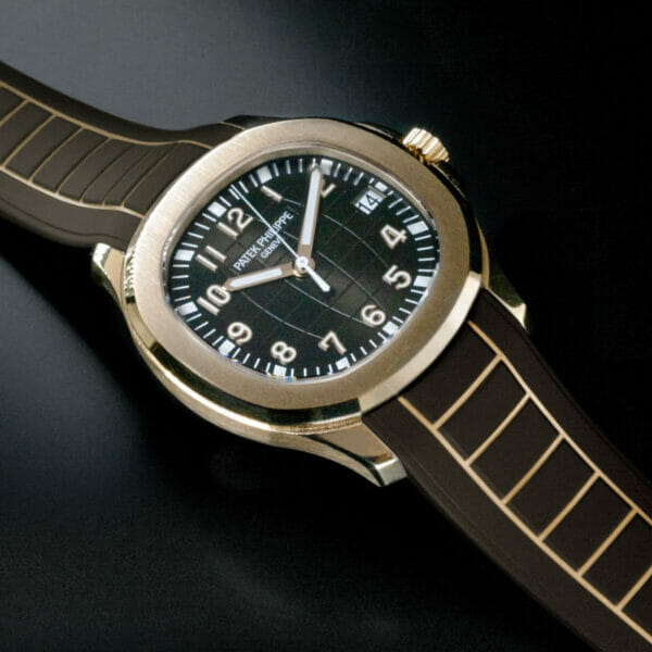 Gold watch band for Patek Philippe Aquanaut 5167 - Goldmatic