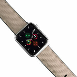 Sahara Tan Ballistic Strap for Apple Watch 42mm - SwimSkin 100% Rubber