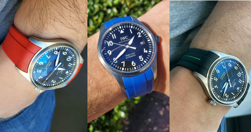 Pilot’s Watch Mark 18 With Rubber B Straps