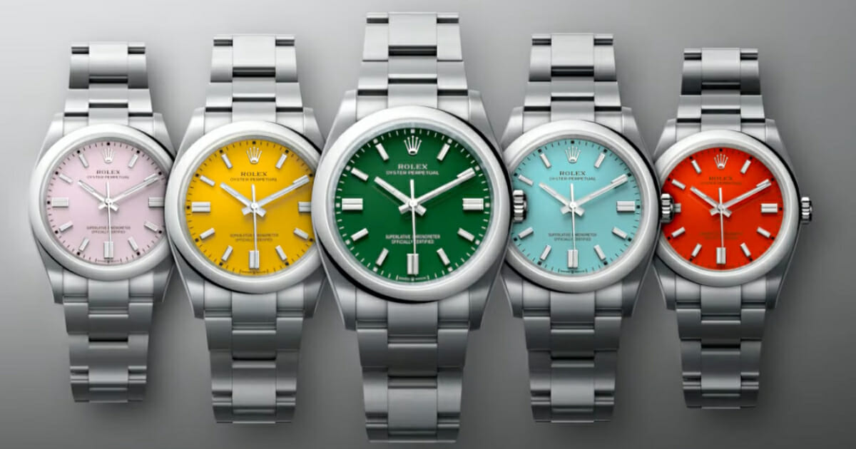 What Do You Know About the Rolex Perpetual 36 Its Colored Dials
