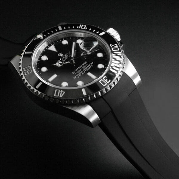 Black Strap for Rolex Submariner 41mm - Tang Buckle Series